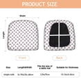 thumbnail image 3 of White Cartoon Unicorn Pattern Seat Covers for Dining Room Chairs Set Of 4,Stretch Printed Washable Chair Seat Cover with Elastic Ties and Button,Removable Waterproof Couch Cushion Covers, 3 of 6