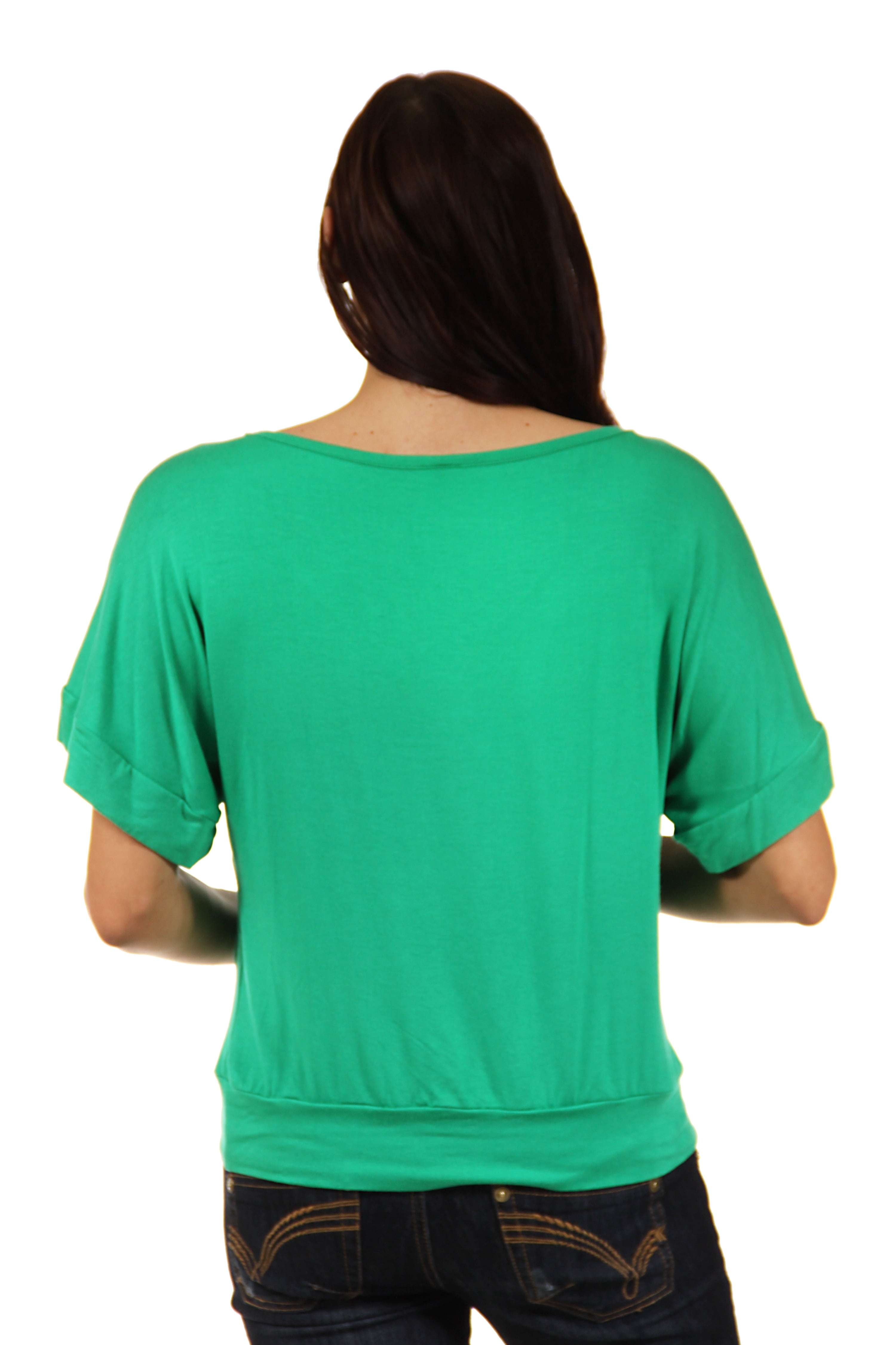 24/7 Maternity Women's Banded Dolman Top
