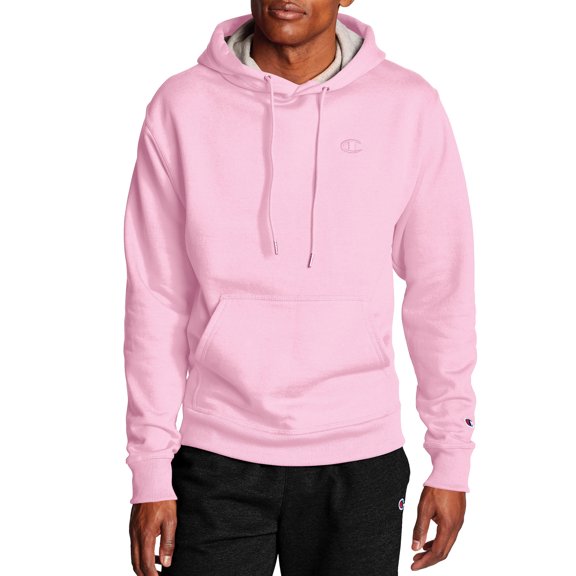 Champion Men's and Big Men's Powerblend Fleece C Logo Pullover Hoodie, up to Size 4XL
