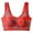 Red, variant on Racerback Bras for Women Womens Sport Seamless Racerback Sports Bra Khaki,L