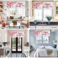 thumbnail image 5 of Happy Valentine's Day Farmhouse Short Window Curtain Valances, Romantic Red Love Heart Branches Rod Pocket Kitchen Valances for Living Room Bedroom Bathroom Cafe 42" x 18", 5 of 8