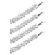 thumbnail image 4 of 1 juego 2 pares de hermosas horquillas de diamantes de imitación Horquillas de metal de moda, 4 of 6