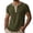 Green, variant on Men's Henley Shirts Short Sleeve Fashion Lightweight Button Color Block T-Shirt Casual Basic Tee Top