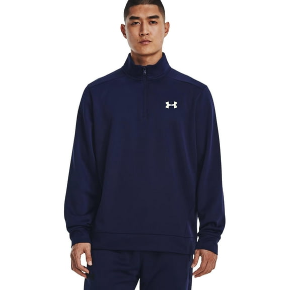 Under Armour Men's Armourfleece 1/4 Zip X-Large Midnight Navy/White
