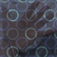 thumbnail image 3 of Geometric Tulle Curtains with Rod Pocket, Scribble Art Style Circles Ring Shapes on Dark Background, Sheer Drape for Wedding Party 2 Panels, 7 Sizes, Blue Violet Pale Blue, by Ambesonne, 3 of 3