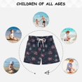 thumbnail image 6 of FORMRS Boys Swim Trunks Quick Dry Mesh Liner Boardshorts Sizes XS-XL, Red Fireworks Pattern, 6 of 7