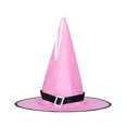thumbnail image 1 of Advancent Sombrero con luces LED para vacaciones de Halloween que brilla intensamente, se puede usar en la cabeza o como colgante, sombrero de bruja, Iluminación navideña rosado Advancent HA006911-06B, 1 of 6