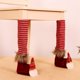 thumbnail image 5 of Mesa 4 Uds Funda de lino para patas de mesa fundas antideslizantes para patas de silla decoración navideña ANGGREK Otros, 5 of 8