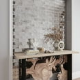 thumbnail image 4 of Glister 3 in. x 6 in. Polished Antique Silver Glass Subway Wall Tile (5 sq. ft./case) (40-pack), 4 of 4