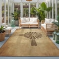 thumbnail image 2 of 4'x6' Area Rugs, Country Windmill Indoor Outdoor Area Rug for Living Room Bedroom, Farmhouse Vintage Rustic Farm Barn Washable Bathroom Rugs Kitchen Floor Carpet Mats Home Decor Aesthetic, 2 of 8