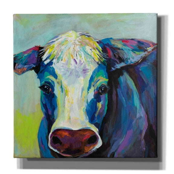 Epic Graffiti "Betsy" by Jeanette Vertentes, Canvas Wall Art, 37"x37"
