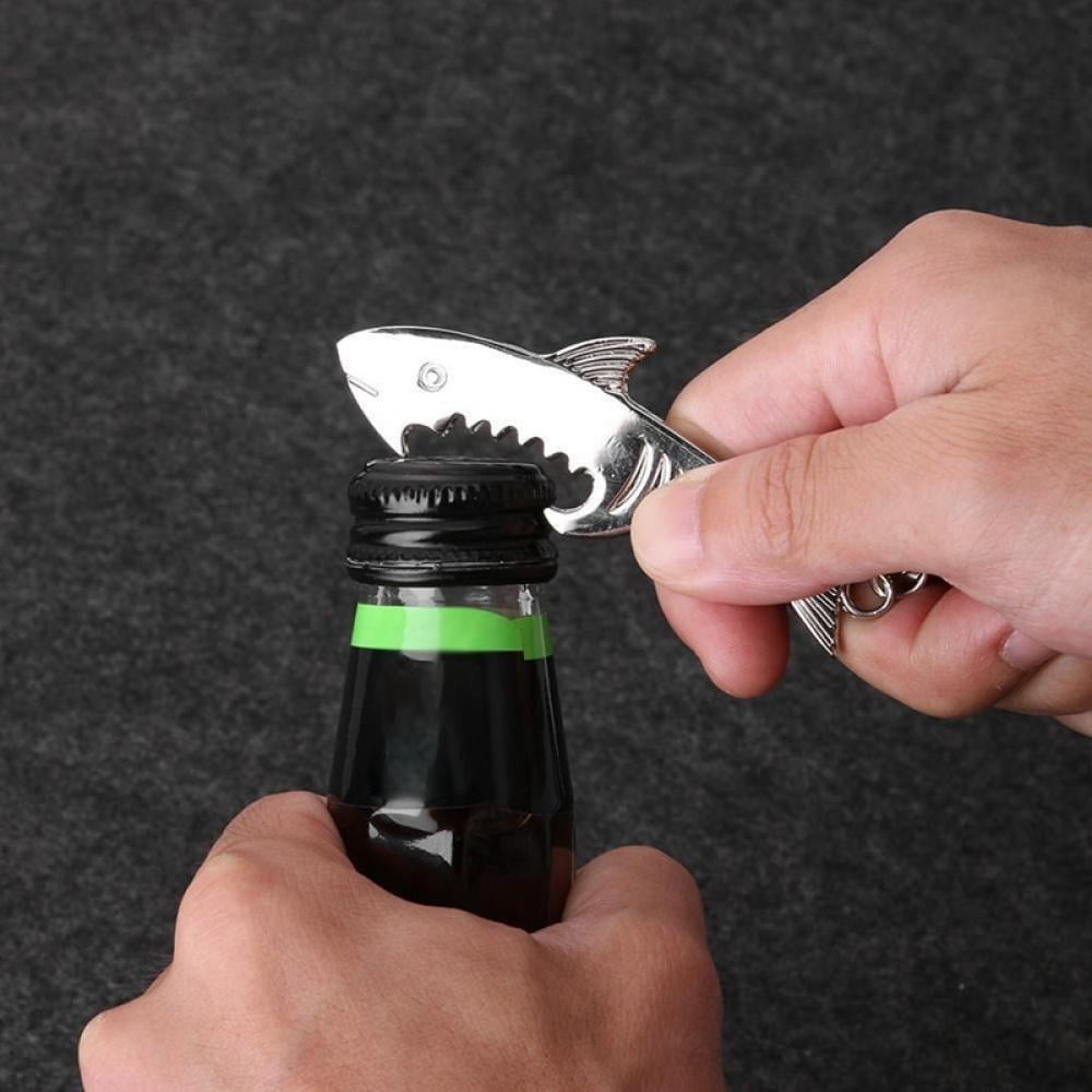 Stainless Steel Flat Soda Pop MINI BOTTLE OPENER Long Neck Beer Cap Remover 