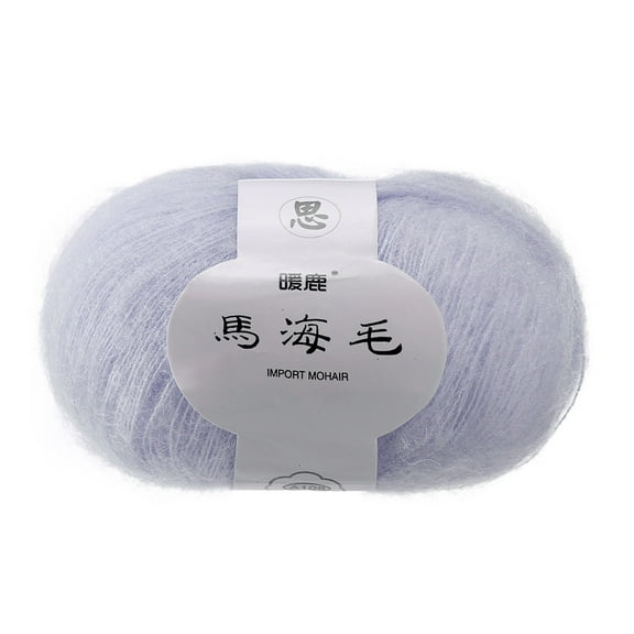 Kayannuo Back to School Soft Mohair Knitting Wool Yarn DIY Shawl Scarf Crochet Thread Supplie E