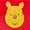 Winnie the Pooh, variant on Licensed Characters Sherpa Backed Throw Blankets, 50" x 60"