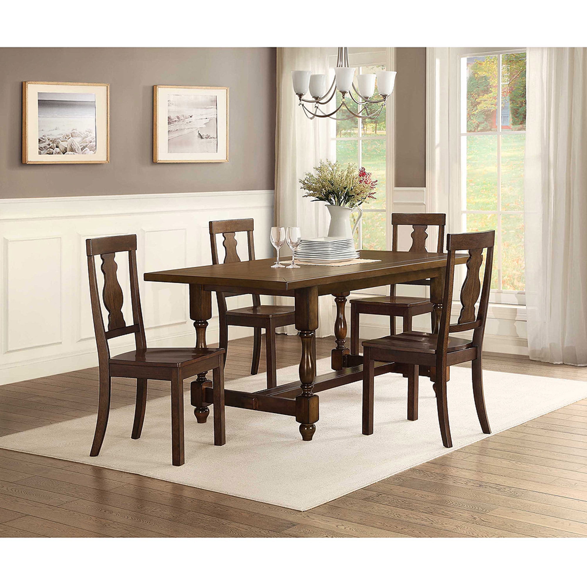 Better Homes and Gardens Maddox Crossing Dining Table, Brown