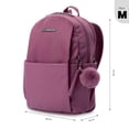 thumbnail image 3 of TOTTO Mochila Mediana para Mujer Porta Laptop 14 Repelente a Líquidos | Escuela - Oficina - Viaje |  vino M, 3 of 7