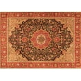 thumbnail image 1 of Ahgly Company Indoor Rectangle Medallion Orange Traditional Area Rugs, 2' x 5', 1 of 1