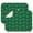Hemp Leaf K, variant on 2pcs Hemp Leaf Kitchen Drying Mat, Multipurpose Heat Resistant Counter Protector, Urban Street Style Minimalist Cannabis