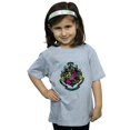 thumbnail image 2 of Harry Potter Girls Neon Hogwarts Crest Cotton T-Shirt, 2 of 5