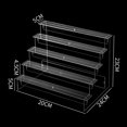 thumbnail image 3 of Sleek Transparent Design A Functional Storage Solution in the Form of a Detachable 25 Layer Acrylic Ladder Rack, 3 of 6