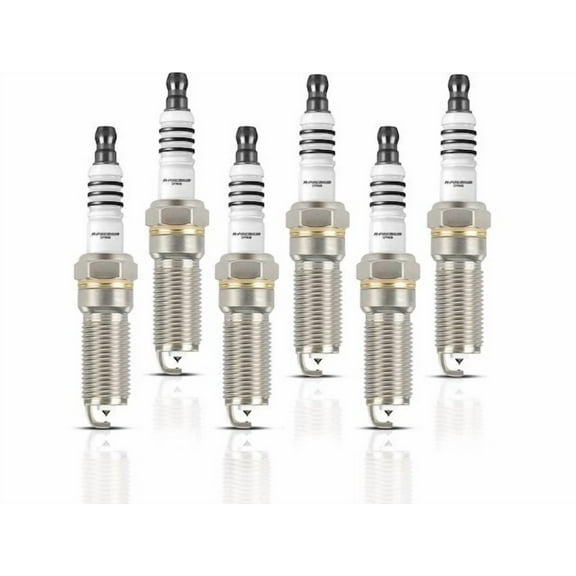 Spark Plug Set 6 - Compatible with 2002 - 2009 Chevy Trailblazer 4.2L 6-Cylinder 2003 2004 2005 2006 2007 2008