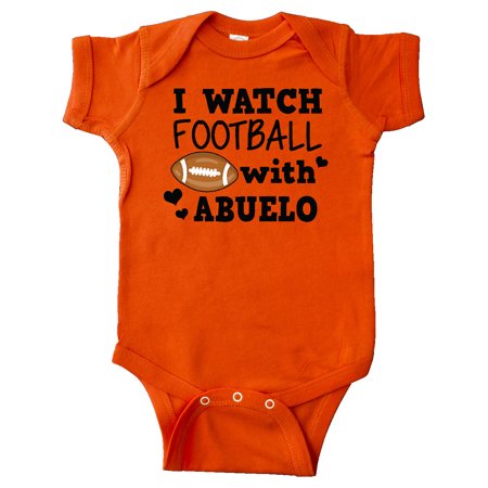 

Inktastic I Watch Football with My Abuelo Gift Baby Boy or Baby Girl Bodysuit