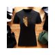 thumbnail image 1 of Playera Blusa Con Estampado De Jaguar Animal Print Ropa Para Mujer Color Negro Talla Chica Marca Emil SaEs, 1 of 4