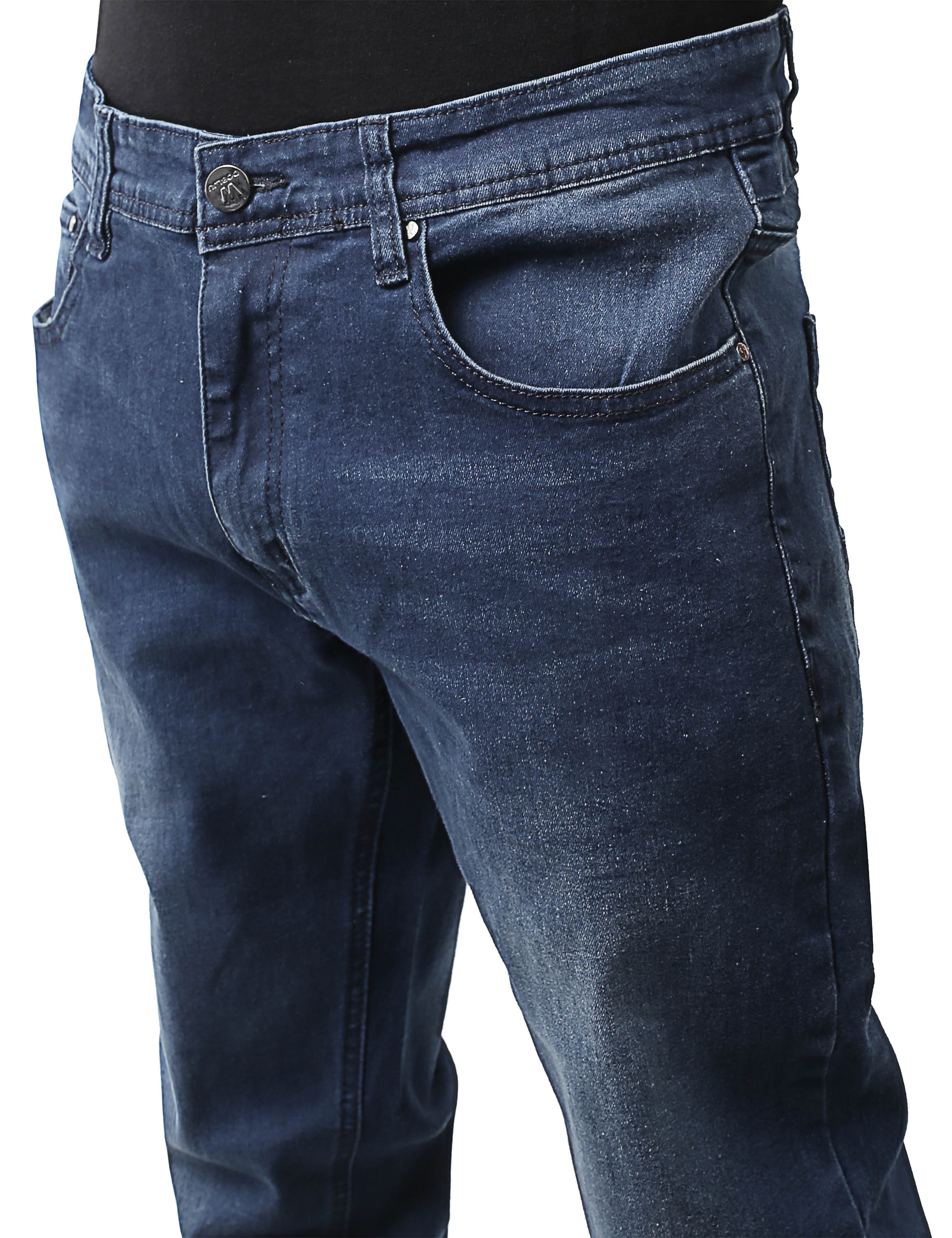 Ma Croix Mens Skinny Jeans Stretch Skinny Fit Slim Denim Pants - image 5 of 6