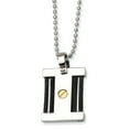 thumbnail image 1 of Acier Inoxydable Or Noir Plaqué Or Jaune Pendentif Pendentif Pendentif Forme Géométrique, 1 of 6