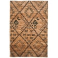 thumbnail image 2 of SAFAVIEH Bohemian Devan Geometric Area Rug, Natural/Deep Teal, 4' x 6', 2 of 6