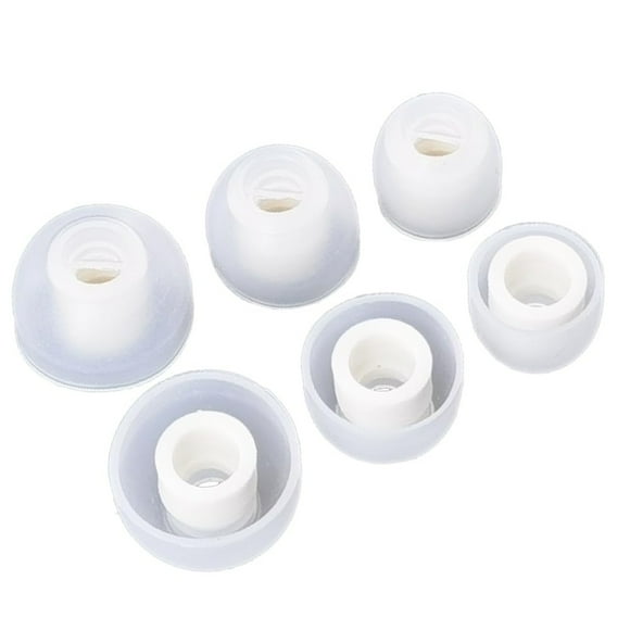 Eartips Replacement for Bowers Wilkins Pi5 Pi7 Earbuds White Comfort Fit