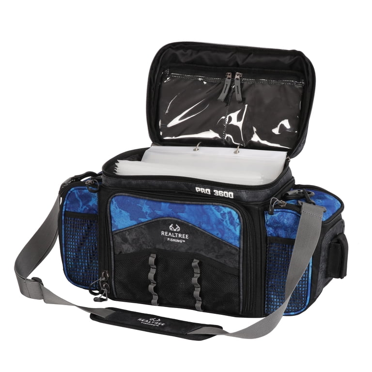 Realtree Adult Unisex Pro 3600 Fishing Tackle Box Binder Top Bag Bait Storage, Blue - Walmart.com Realtree Adult Unisex Pro 3600 Fishing Tackle Box Binder Top Bag Bait Storage, Blue - Walmart.com