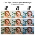 thumbnail image 2 of Selfie Fill Light Iluminación ajustable en 3 modos y 9 niveles, 2 of 7