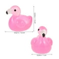 thumbnail image 2 of WEUVEB 50Ud Adornos De Flamencos Rosados Para Jardín Exterior Con Detallado Y Duradero, 2 of 7