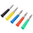 thumbnail image 2 of Banana Plug, Copper Banana Plug Stable Reliable Maximum.19A Current Welded Lantern Type 30Vac-60Vdc Zinc Alloy ABS Material  For Tape Recorders For Hardware, 2 of 8