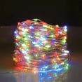 thumbnail image 2 of Christmas Fairy Lights 16.5FT 50 LED String Lights Plug in String Lights for Wedding Birthday Party Bedroom Decor (Rainbow), 2 of 7