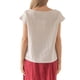 thumbnail image 3 of Blusa holgada informal de lino para mujer, Tops básicos de manga larga, 100%, 3 of 4