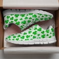 thumbnail image 3 of St Patricks Day Shoes for Women Men Running Sneakers Breathable Casual Sport Tennis Shoes White Size 12, 3 of 5