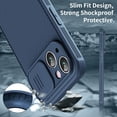 thumbnail image 5 of for iPhone 14 Plus Case Compatible with Magsafe, iPhone 14 Plus Camera Protection Case [Support Wireless Charger] with Slide Lens Cover,Slim Magnetic Case for iPhone 14 Plus 6.7" Blue, 5 of 17