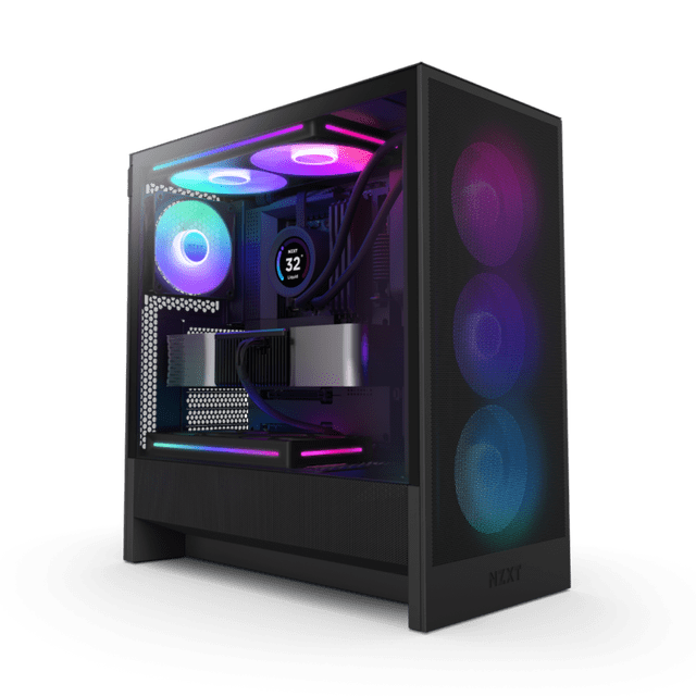 GABINETE NZXT H5 FLOW RGB BK