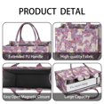 thumbnail image 4 of Large Capacity Tote Bag,Goldendoodle Dog and Flower Floral Handbag Fashion Luxury Tote Bag,15.7"x13"x 5.1" Inches,Laptop Compatible, 4 of 6