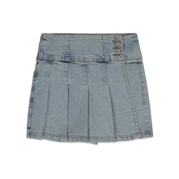 Jessica Simpson Girls' Camila Denim Scooter Skirt Color: light wash Size: 7