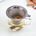 thumbnail image 4 of Infuseur de Thé en Maille Extra Fine avec Poignée Réutilisable en Acier Inoxydable Café en Acier Inoxydable Café Thé Infusant Filtre Tasse Thé Tamis Panier, 4 of 7