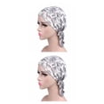 thumbnail image 1 of stanreset Fashion Print Flowers Women Inner Hijabs Cap Muslim Ruffle Chemo Hat Type3 NO3, 1 of 6
