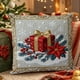 thumbnail image 1 of xihome Funda de cojn cuadrada de lino con forma de muñeco de nieve navideño de 45x45 cm. Decoracin festiva para el hogar., 1 of 6