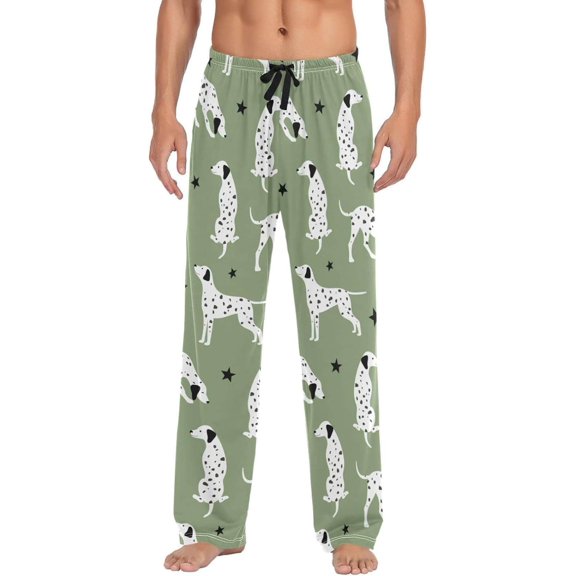 GZHJMY Dog Pajama Pants for Men, Lounge Pants Lightweight Men Pajama Bottoms with Drawstring Pockets, Christmas New Year Birthday Gifts, Large