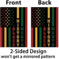 thumbnail image 6 of Black History Month Garden Flag Star Stripes African American Heritage Festival Vertical Double Sized Yard Outdoor Decoration, 6 of 6