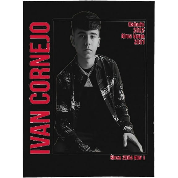 Flannel Blanket Ivans Music Cornejo Nap Blanket Air Conditioning Blankets Couch Bed Office Blankets Soft and Cozy 50"X40"