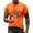 Orange, variant on Japanese Orange Print Design Graphic T Shirt for Men Soft Crew Neck Short Sleeve Tee Comfortable Casual Daily Wear Top