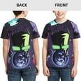 thumbnail image 3 of Invader Zim Alien Gir Youth Unisex T-Shirt Crewneck Short Sleeve Double-Sided Print Tee Shirts Top For Boys Girls Kid Teen X-Large, 3 of 6